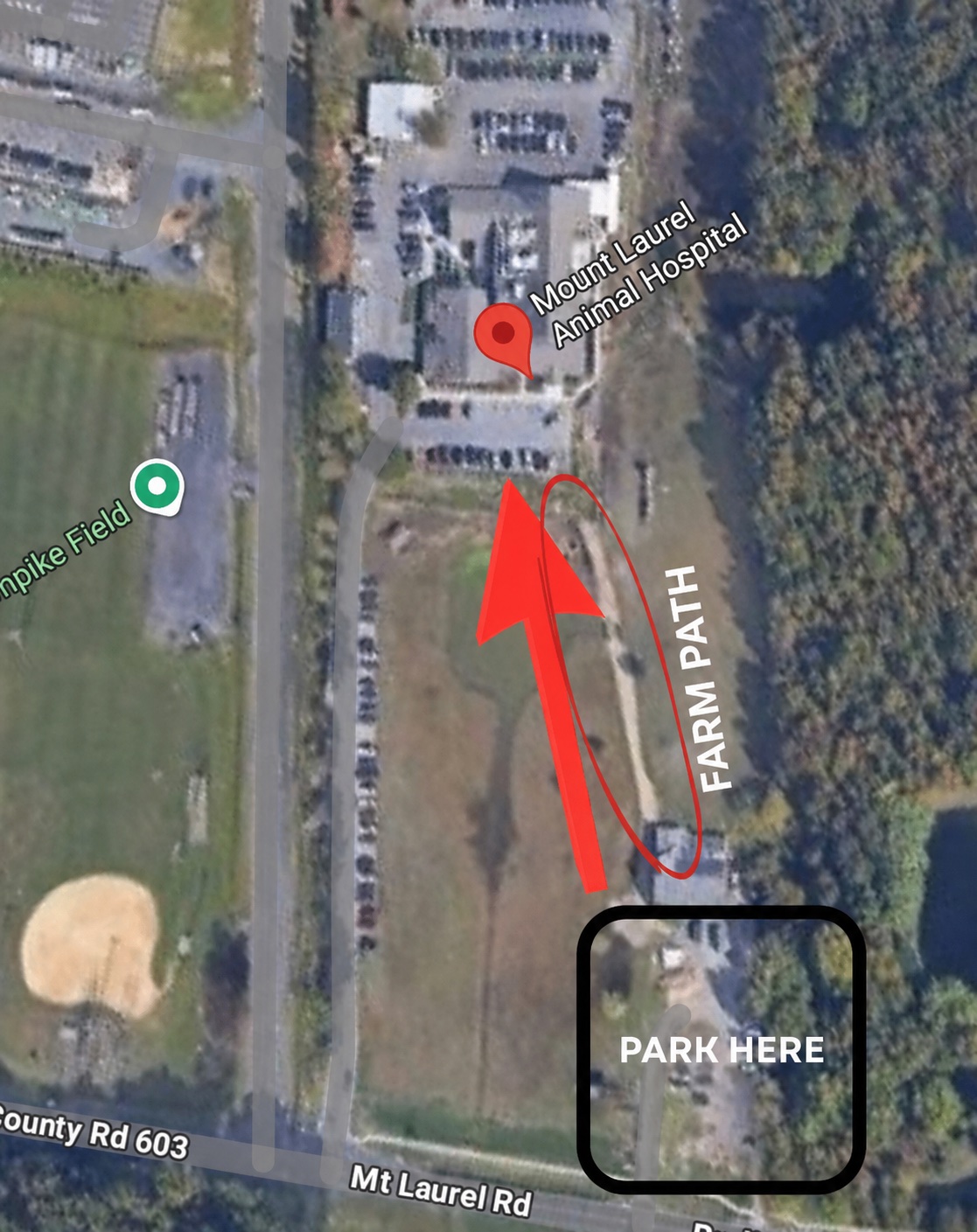 MLAH Farm Parking Instructions